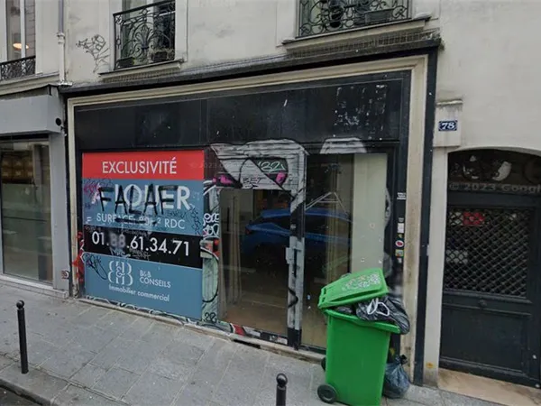 Local commercial 80 m² PARIS