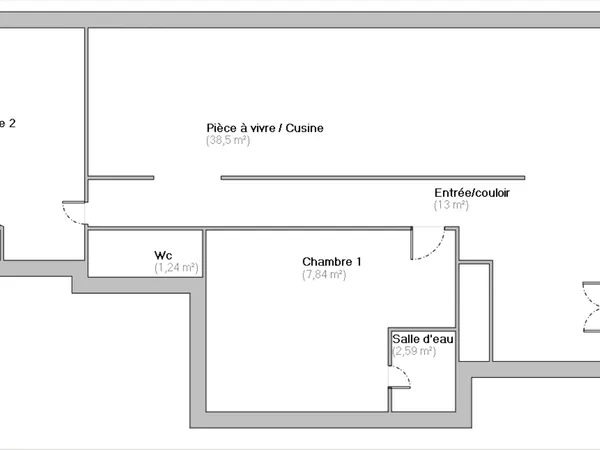 Appartement 4 pièces 80 m²