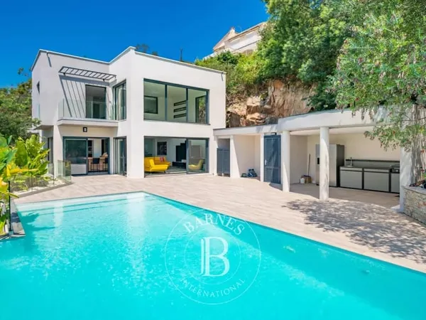 MANDELIEU LA NAPOULE - VILLA CONTEMPORAINE - VUE MER PANORAMIQUE