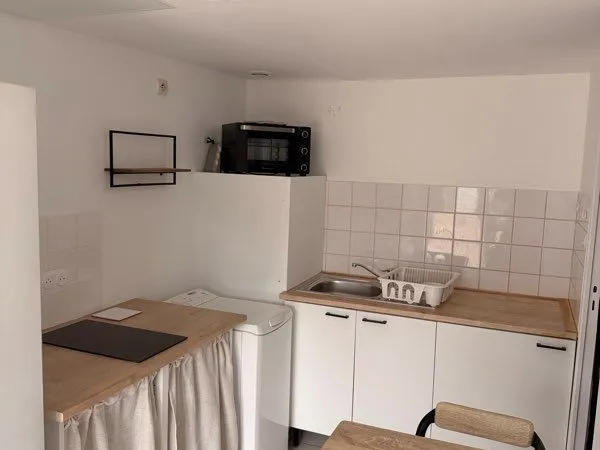 Location T1 avec cour partagée