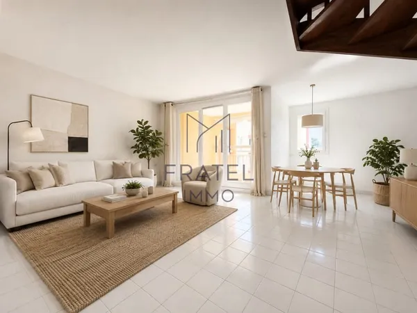 Appartement T4 en duplex avec terrasses