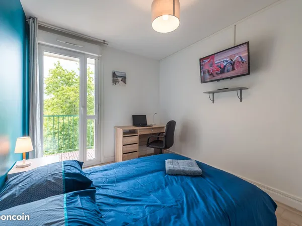 Chambre Haut de Gamme Colocation Pessac