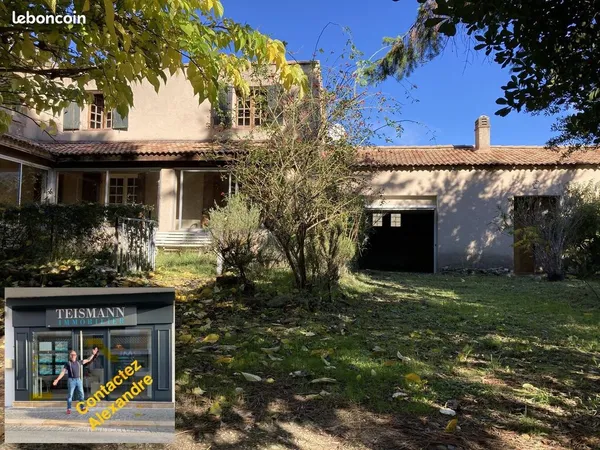 Maison 3 chambres, garage sur 3000 m² terrain