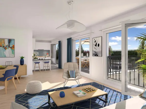 Appartement 3 pièces 60 m²