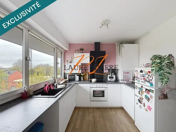 T2 lumineux 48 m² - Dernier étage avec ascenseur - Vue parc - parking