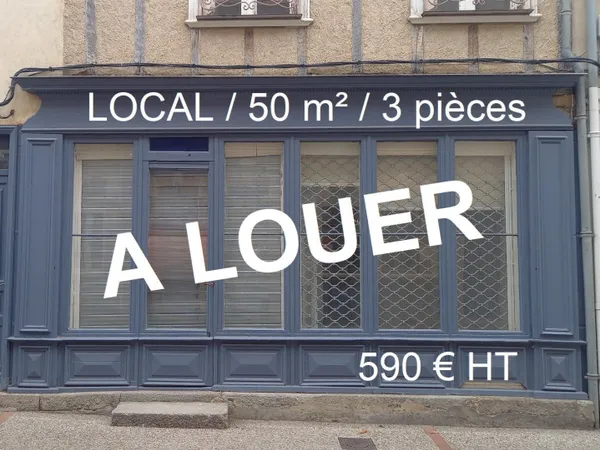 Local commercial 5 pièces 49 m²
