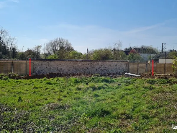 Thomery: terrain plat 498m2 viabilise et constructible