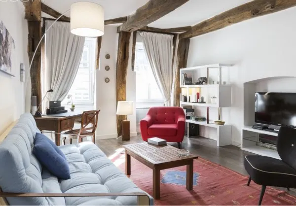 Loue bel appartement T2 meublé lumineux centre-ville