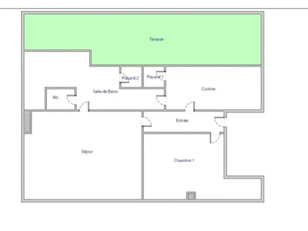 Appartement 2 pièces 66 m²