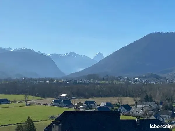 Magnifique et Rare Terrain à bâtir superbe exposition sur Vallée d'Ossau et Pyrénées-4193m2 total pa