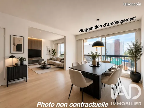 Appartement 4 pièces 90 m²