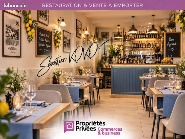 Fonds de commerce restaurant 50 m²