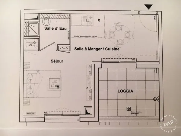 Appartement 1 pièce 28 m²