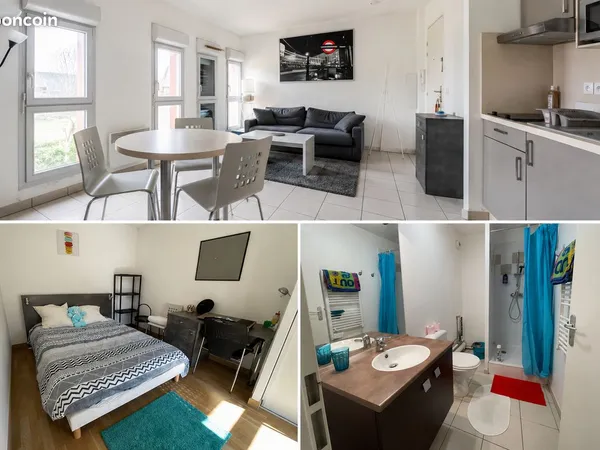 T2 meublé de 33 m² - Face à KEDGE Business School, direct propriétaire