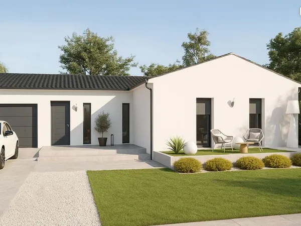 Maison de 80.6 m² sur un terrain de 400 m² à NUEIL-LES-AUBIERS en DEUX-SEVRES (79)