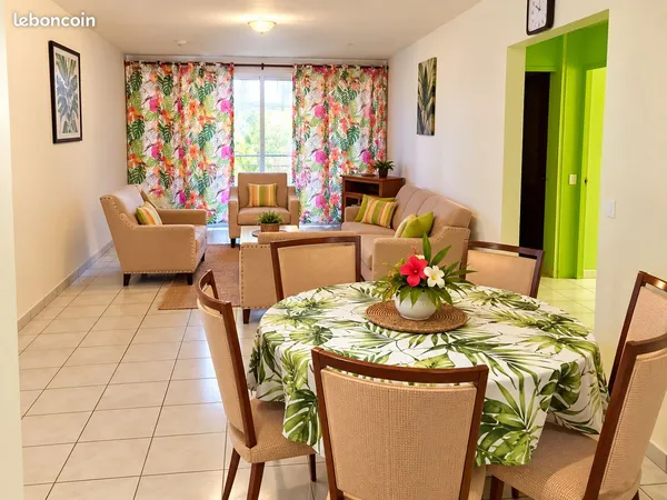 F3 meublé 64 m² - Balcon + loggia - 850