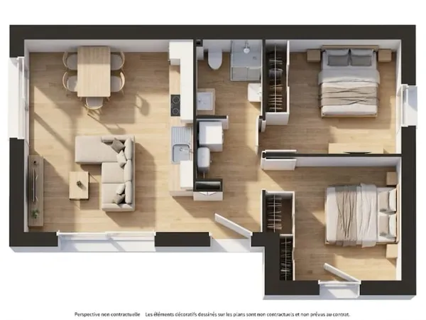 Maison neuve 3 pièces 47 m²