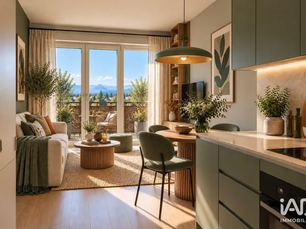 Appartement 2 pièces 39 m²
