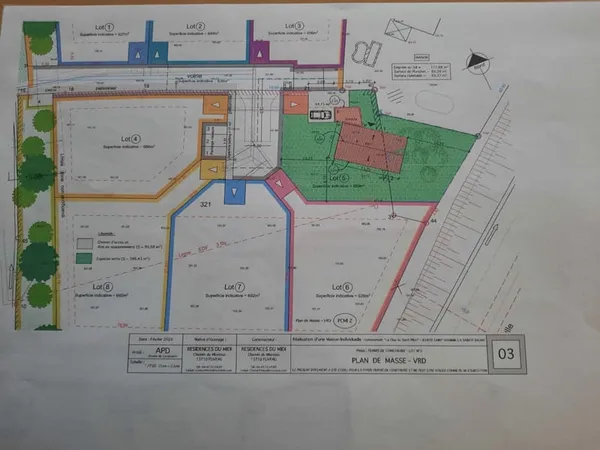 TERRAIN CONSTRUCTIBLE AVEC CONSTRUCTEUR ET PERMIS DEPOSE