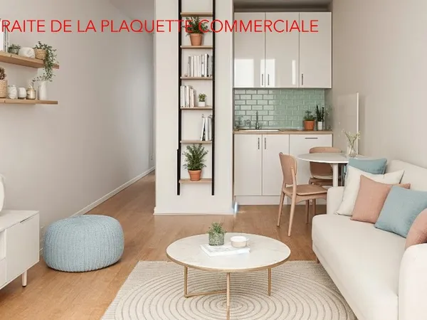 Studio 1 pièce 21 m²