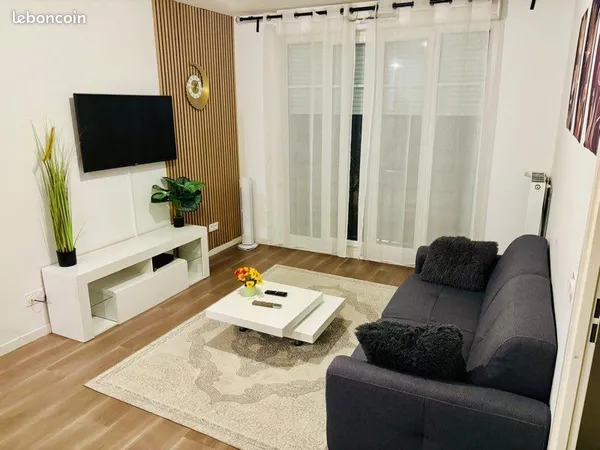 78370 - plaisir | location meublée | appartement neuf | 2 pièces | parking souterrain | calme et séc