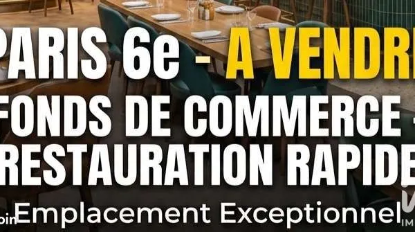 Restauration, restauration rapide 48 m² Paris