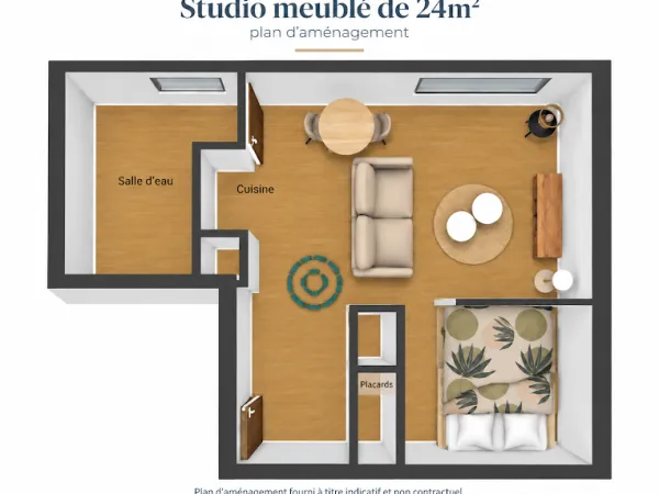 Appartement 1 pièce 25 m²