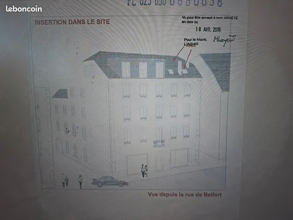 Immeuble 13 appartements et 2 commerces 21 Rue de Belfort Besançon