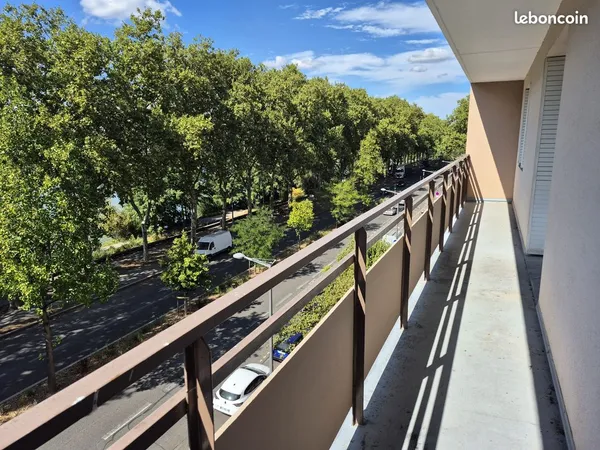Appartement T4 sans vis-à-vis avec vue rhône - Berges du rhône - lyon 7