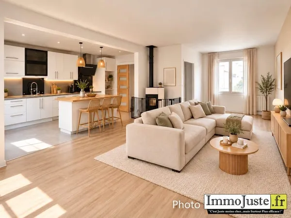 Maison de 100m2 4 chambres et jardin