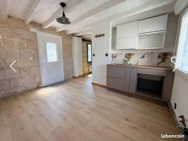 À louer - Charmant studio rénové de 20 m² avec cour et cave - Rigny-Ussé (37)