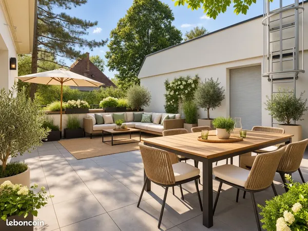 Strasbourg Meinau 3/4 P de 102m² 2 terrasses et cave