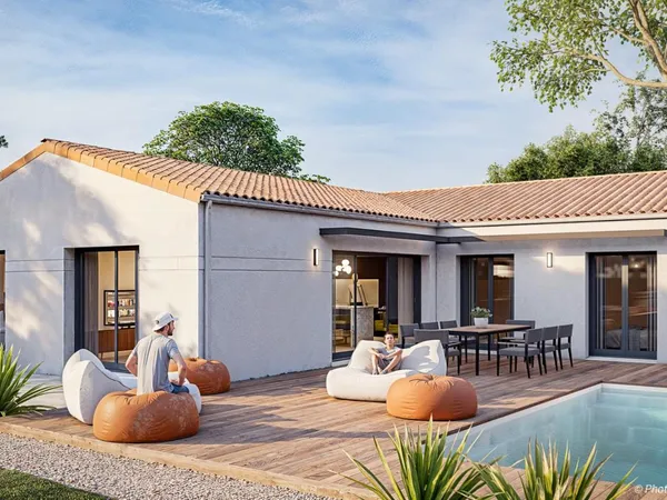 Terrain + maison 127 m²