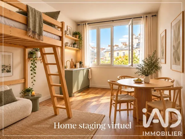 Appartement 1 pièce 19 m²