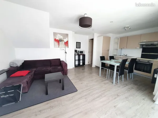 Secteur pau trespoey - loue t3 meuble