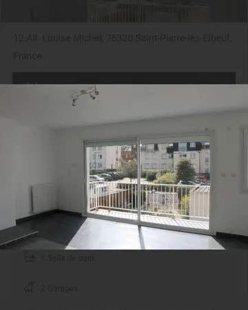 Appartement avec 2 garages et jardin