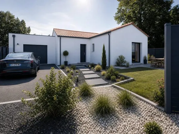 Belle Maison 3 chambres de plain pied avec garage