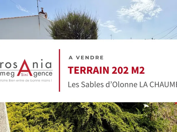 TERRAIN 202 m² LES SABLES D'OLONNE LA CHAUME