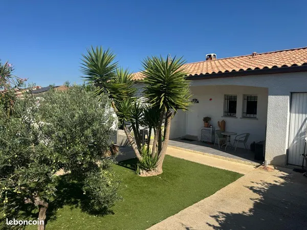 à vendre - vinassan - maison de plain-pied avec piscine