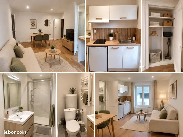 Studio 20m² Meublé à louer
