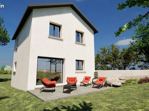 Maison 4 pièces-90m²+35m² de garage