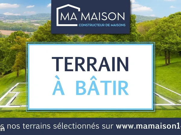 Terrain à bâtir de 447 m² à FONTAINE-ETOUPEFOUR (14)