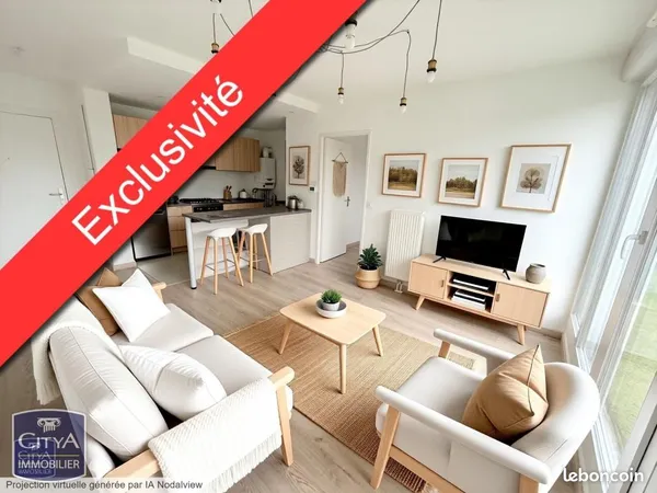 Appartement 2 pièces 43 m²