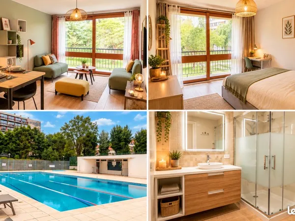 Appartement meuble avec sdb privative - secteur st quentin