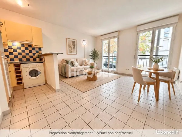 Appartement 2 pièces 43 m²