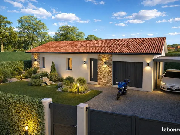 Projet de construction d'une maison 80 m² avec terrain à LANTON (33)