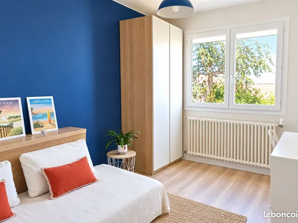 T6 MEUBLÉ 130 m² - 5 CHAMBRES - LOCATION À L'ANNÉE