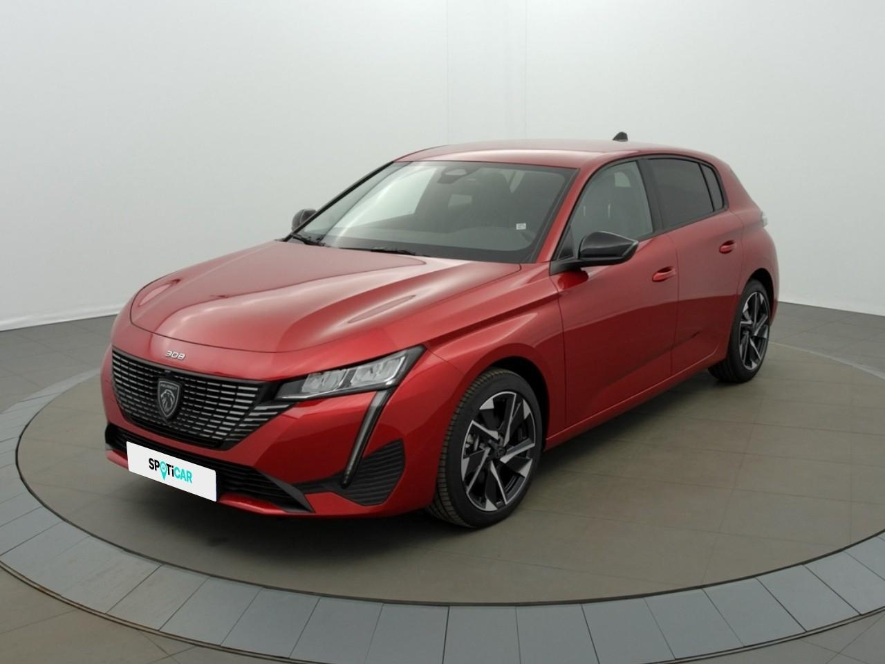 Peugeot 308 1.2 hybrid 145ch allure e-dcs6 neuf + cuir + optio — photo 1