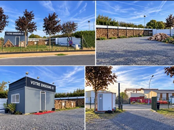 DÉPÔT PROFESSIONNEL ? BUREAU + STOCKAGE + TERRAIN ENV. 550M2