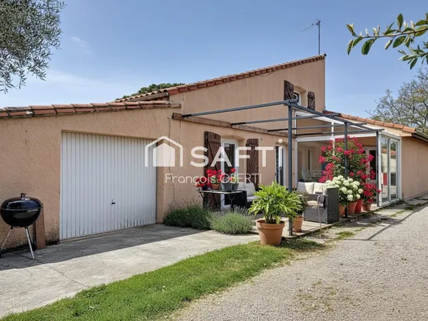 jolie maison à l'agencement idéal, au calme